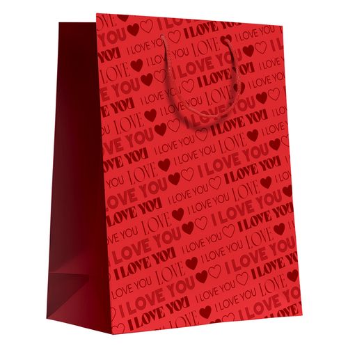 Sacola Papel I Love You - M