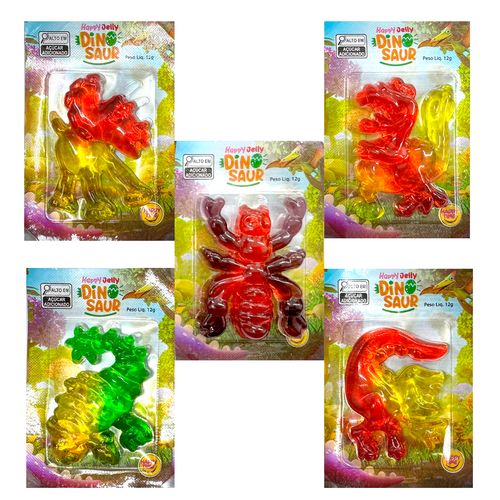 *Bala Happy Jelly Dinossauro - 12g