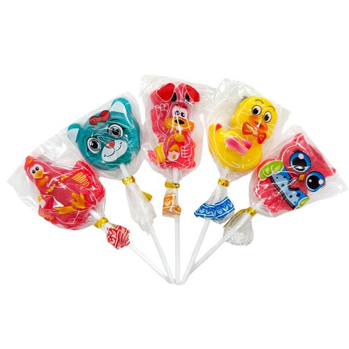Pirulito Happy Din Animais - 15g