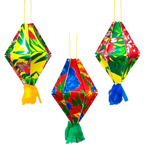 Balão Junino Plástico Chita - 12cm