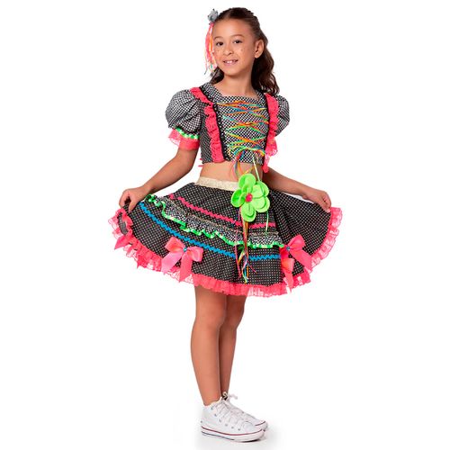 Conjunto Junino Lais Infantil