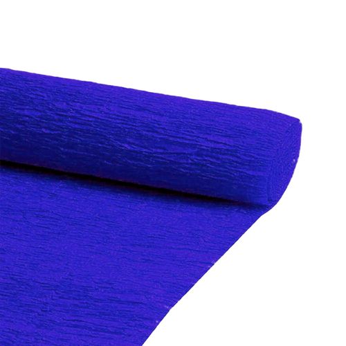 Papel Crepom Azul Escuro - 2 metros