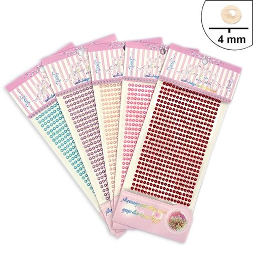 Cartela de Adesivo Pérola 4mm
