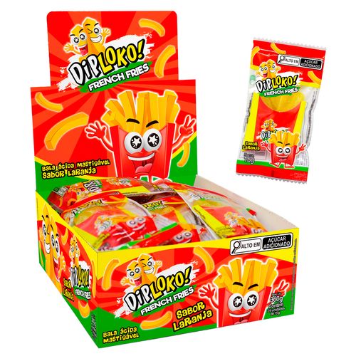 Diploko French Fries Gummy - 24 unidades