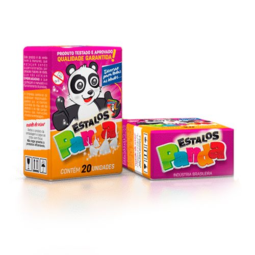 Estalos Panda - 10 caixinhas