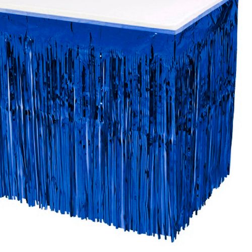 Saia de Mesa Metalizada Azul