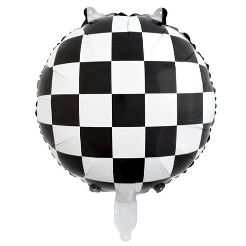 *Balão Metalizado Quadriculado 17"