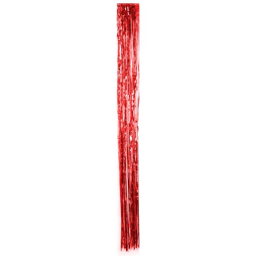 Chicote Metalizado para Balão Vermelho - 1 metro