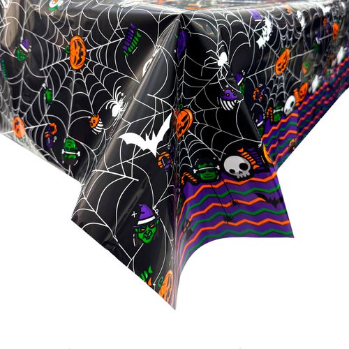 Toalha Plástica 80x80 Halloween - 10 unidades
