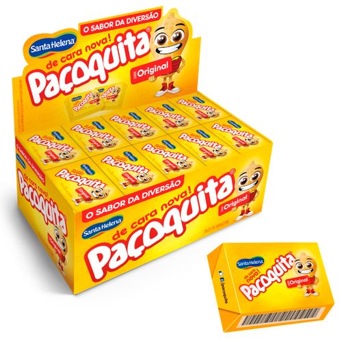 Paçoca Quadrada Embalada 1Kg - Paçoquita Santa Helena