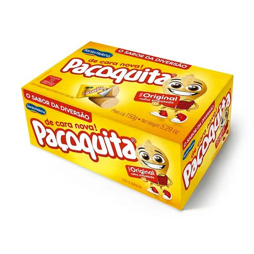 Paçoca Rolha Embalada 150g - Paçoquita Santa Helena