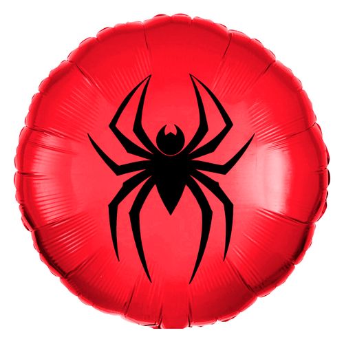 Balão Metalizado Redondo Aranha 18"