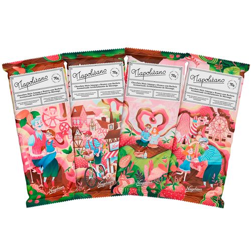 Barra Chocolate Napolitano 70g - Neugebauer