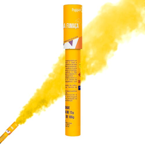 Bastão de Fumaça Amarelo