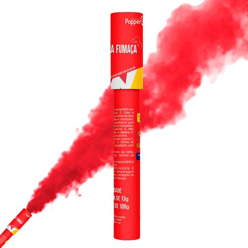 Bastão de Fumaça Vermelho