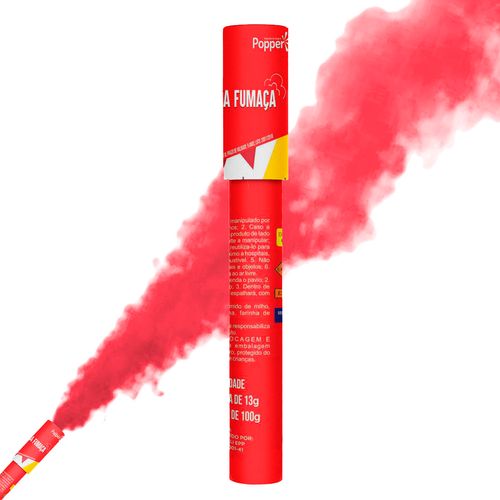 Bastão de Fumaça Vermelho