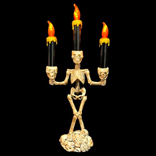 Castiçal Halloween Luxo 3 Velas