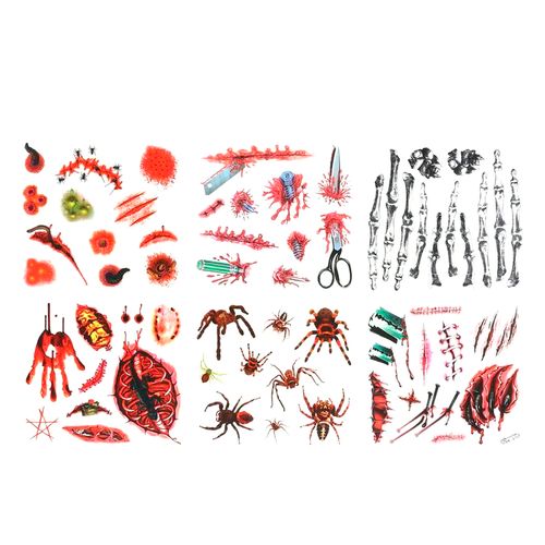 Tatuagem Halloween Sortidas