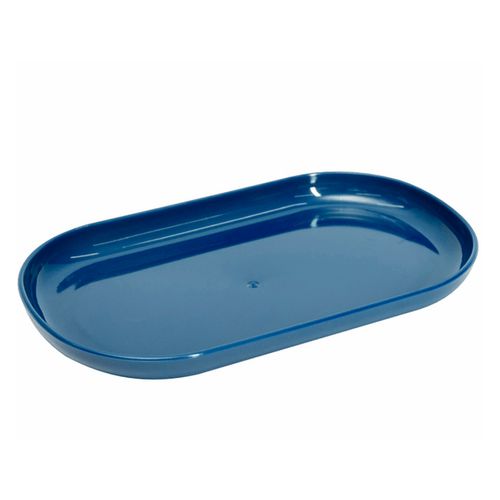 Bandeja Decorativa Oval Azul Marinho