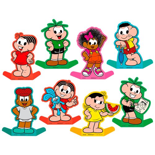 *Decoração de Mesa Turma da Mônica New - 08 unidades