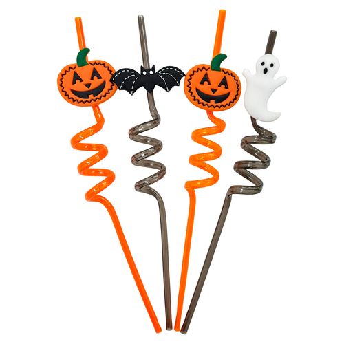 Canudo Divertido Halloween Mod 2 - 04 unidades