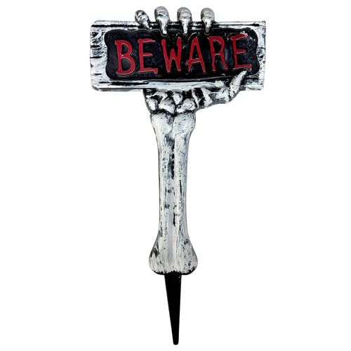 Placa de Jardim Beware