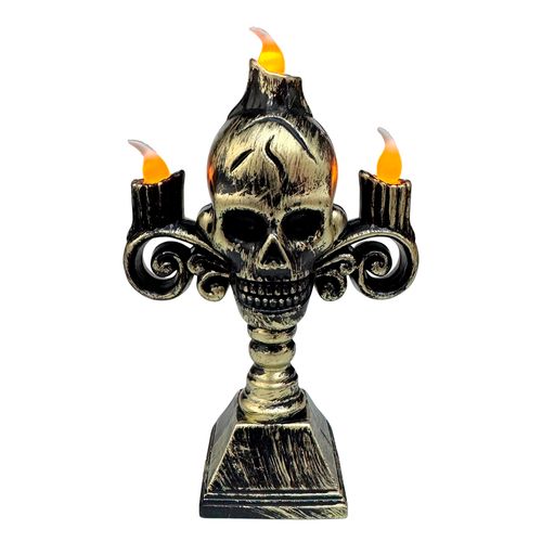 Candelabro Caveira - 16,5cm