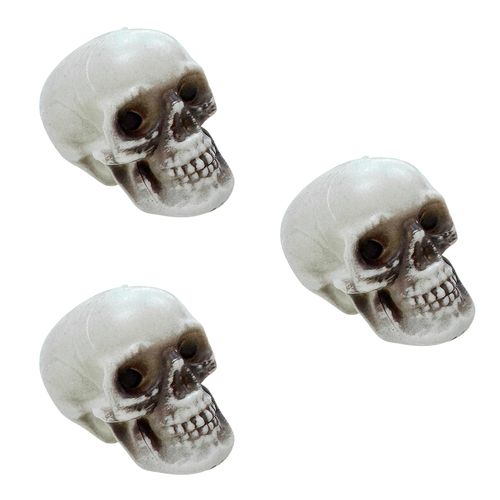 Mini Crânios Decorativos - 10 unidades