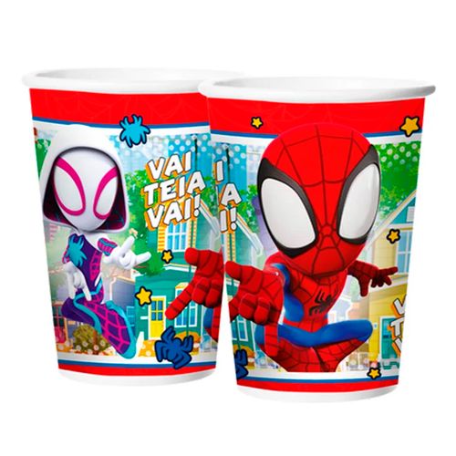 *Copo Papel Spidey e Seus Amigos - 08 unidades