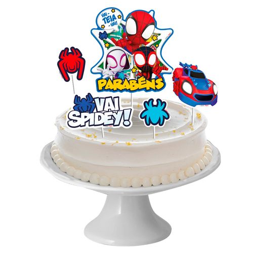 *Decoração de Bolo Spidey e Seus Amigos