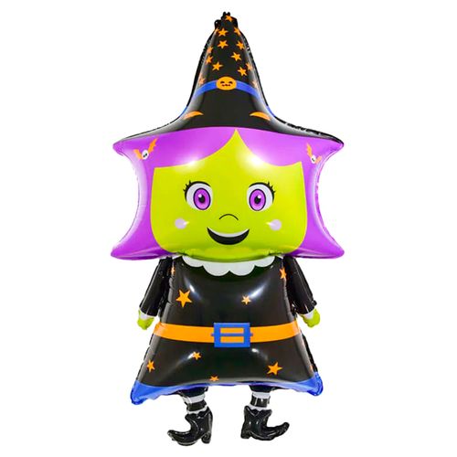 Balão Metalizado Halloween Bruxinha 39"