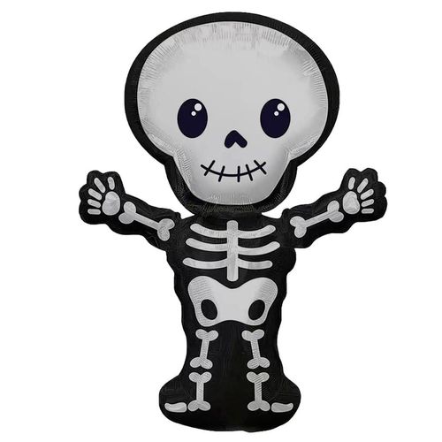 Balão Metalizado Halloween Esqueleto 37"