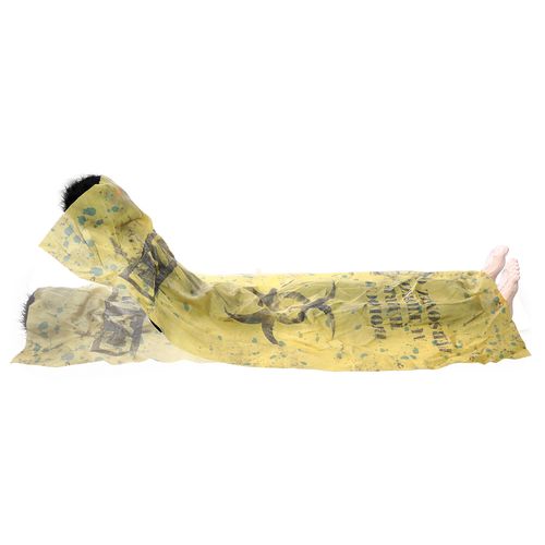 Boneco Zumbi Cadaver Radioativo Luz Som e Movimento - 168cm