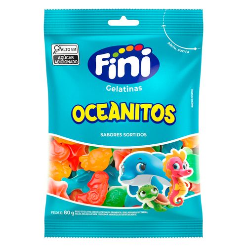 *Bala Gelatina Oceanitos 80g - Fini