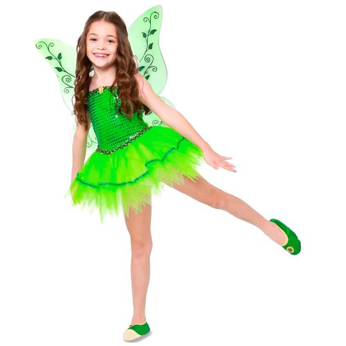 Fantasia Fadinha Verde Infantil