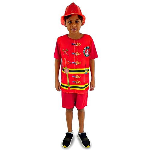Fantasia Super Bombeiro Infantil