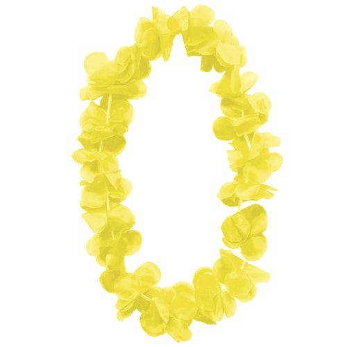 Colar Havaiano Luxo Amarelo