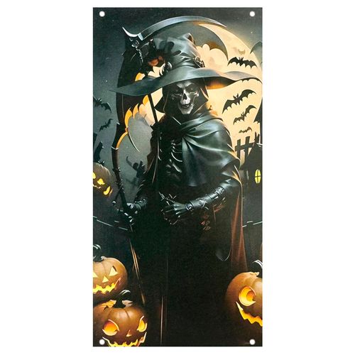 Painel Decorativo Halloween 180x90cm - Caveira