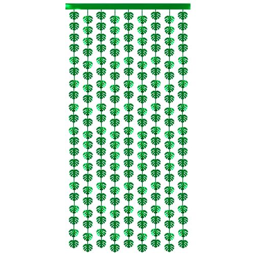 Cortina Metalizada Costela de Adão Verde