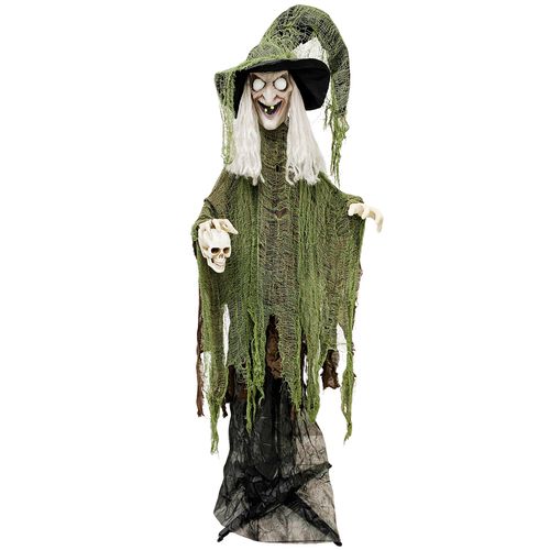 Boneco Bruxa Martina Som Luz e Movimento - 160cm