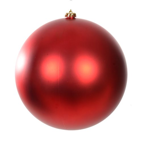Bola de Natal Vermelho Fosco - 20cm