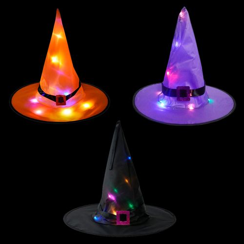 Chapéu de Bruxa com LED