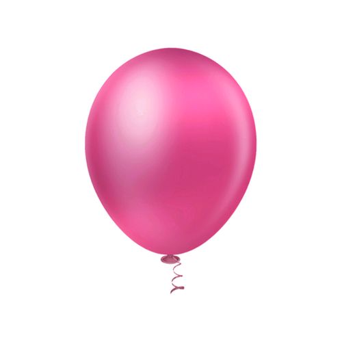 Balão 5 Pérola Rosa Malibu - 25 unidades