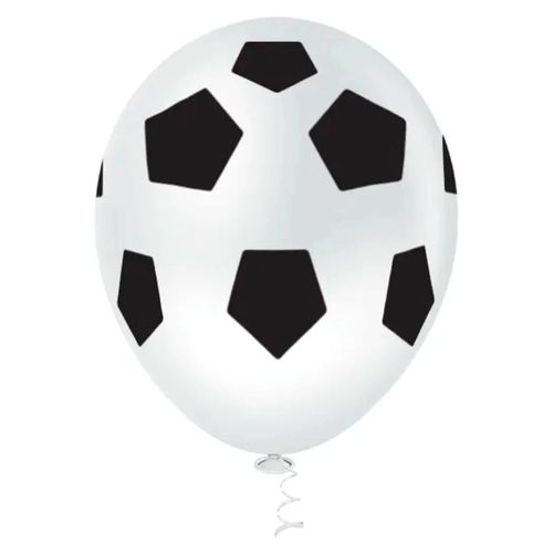 Balão 10 Bola de Futebol - 25 unidades