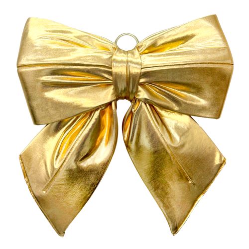 Laço Metalizado Dourado - 37cm