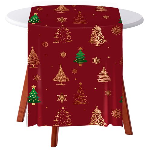 Trilho de Mesa Natal Vermelho - 200cm