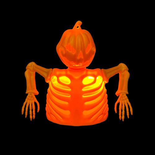 Abóbora Meio Corpo com LED - 10cm
