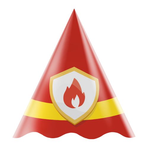 *Chapéu Bombeiros - 08 unidades