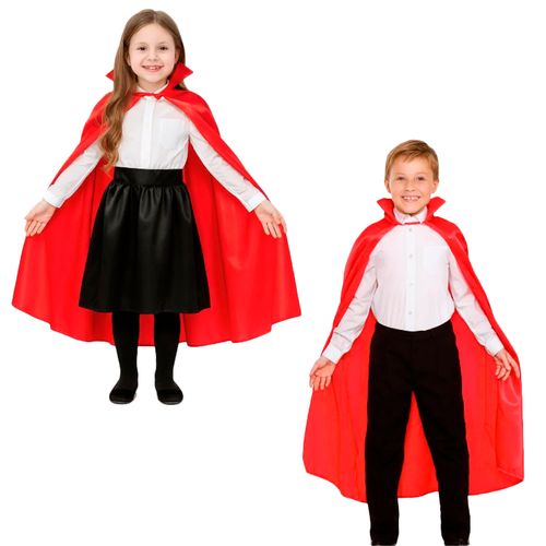 Capa Vermelha Vampiro Infantil