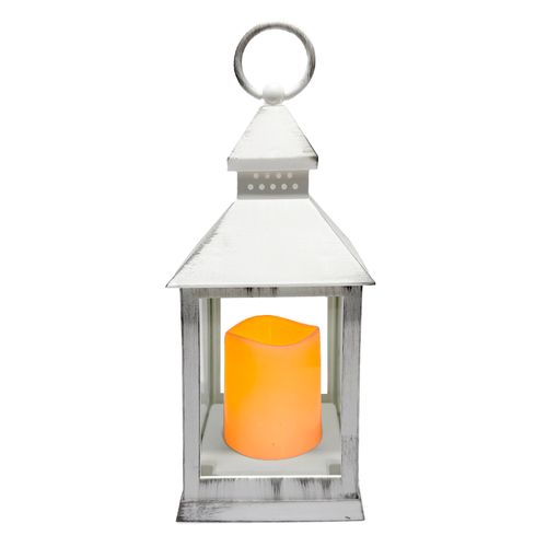 Lamparina com LED Branca - 27cm